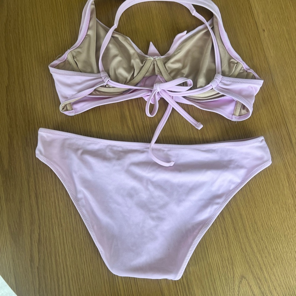 Shade & Shore Light Baby Pink Bikini Set - Picture 7 of 11